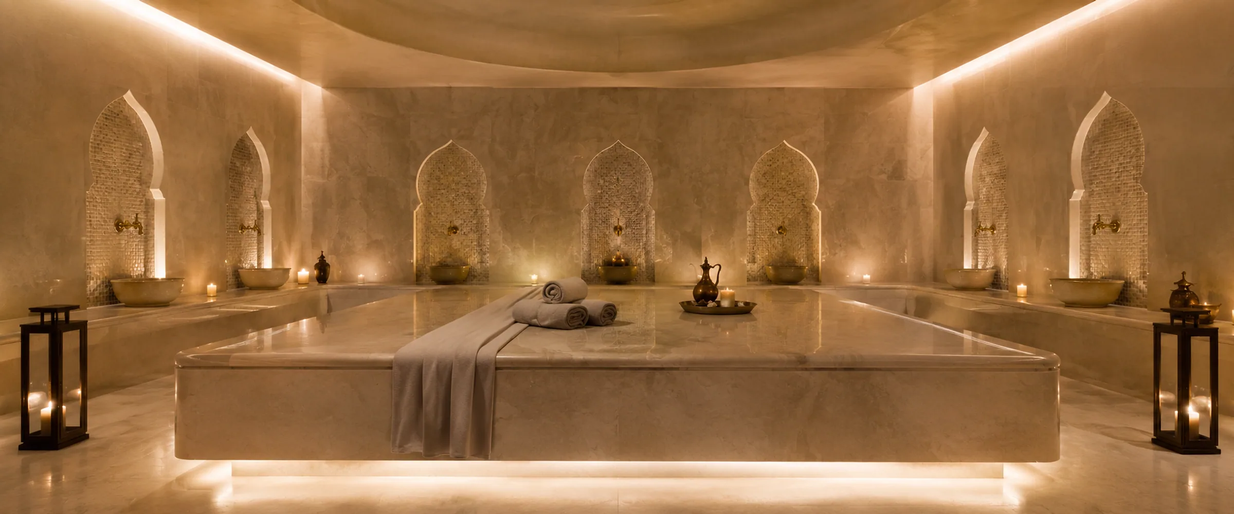 Vitalis Spa hamam alanı geniş görünüm