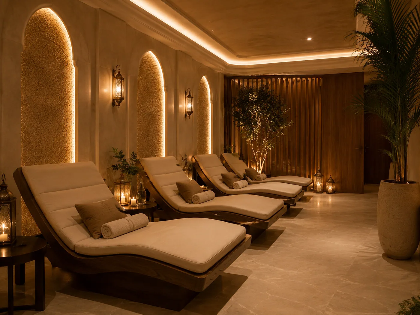 Vitalis Spa dinlenme alanı