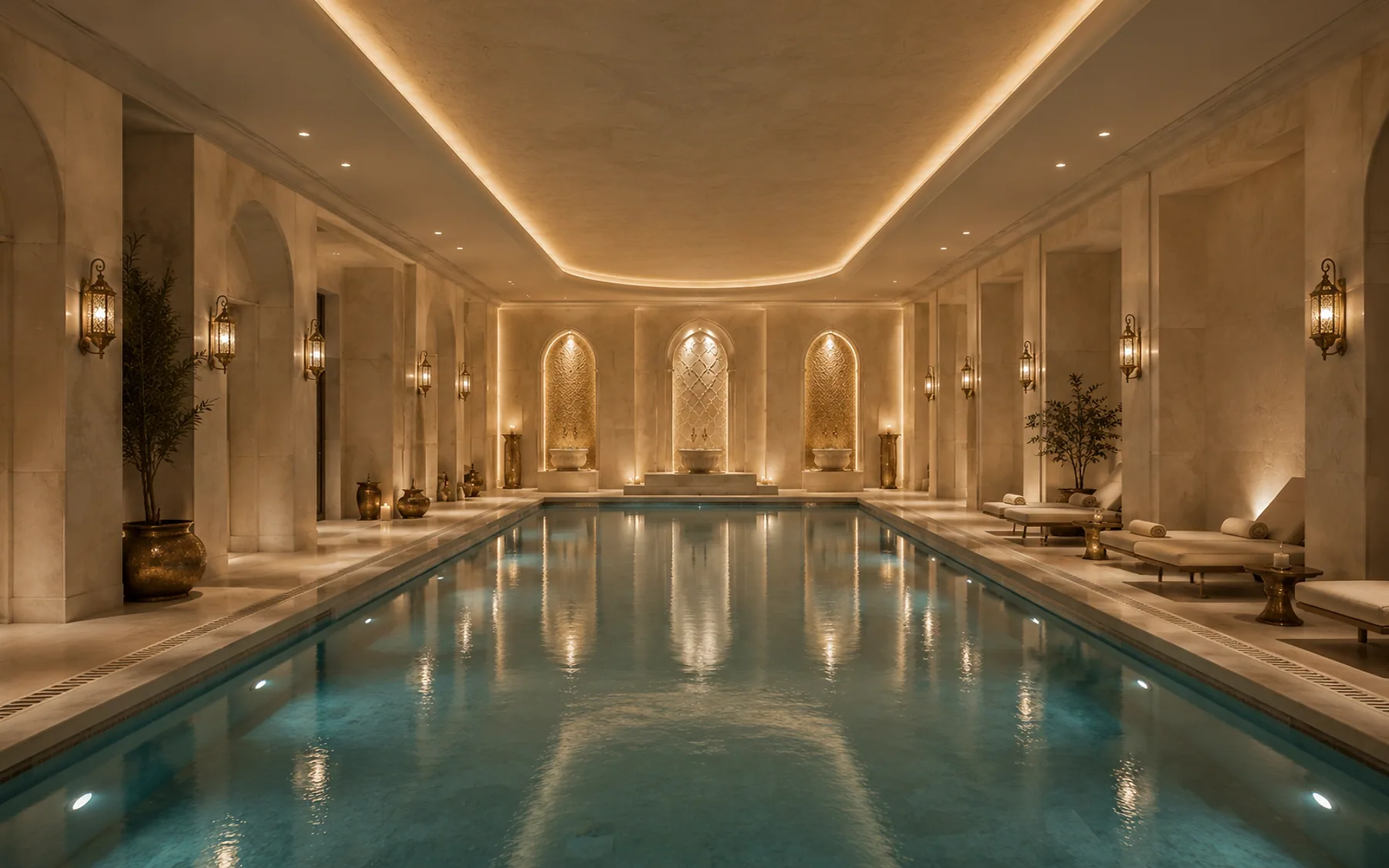 Vitalis Spa Mersin kapalı havuz alanı