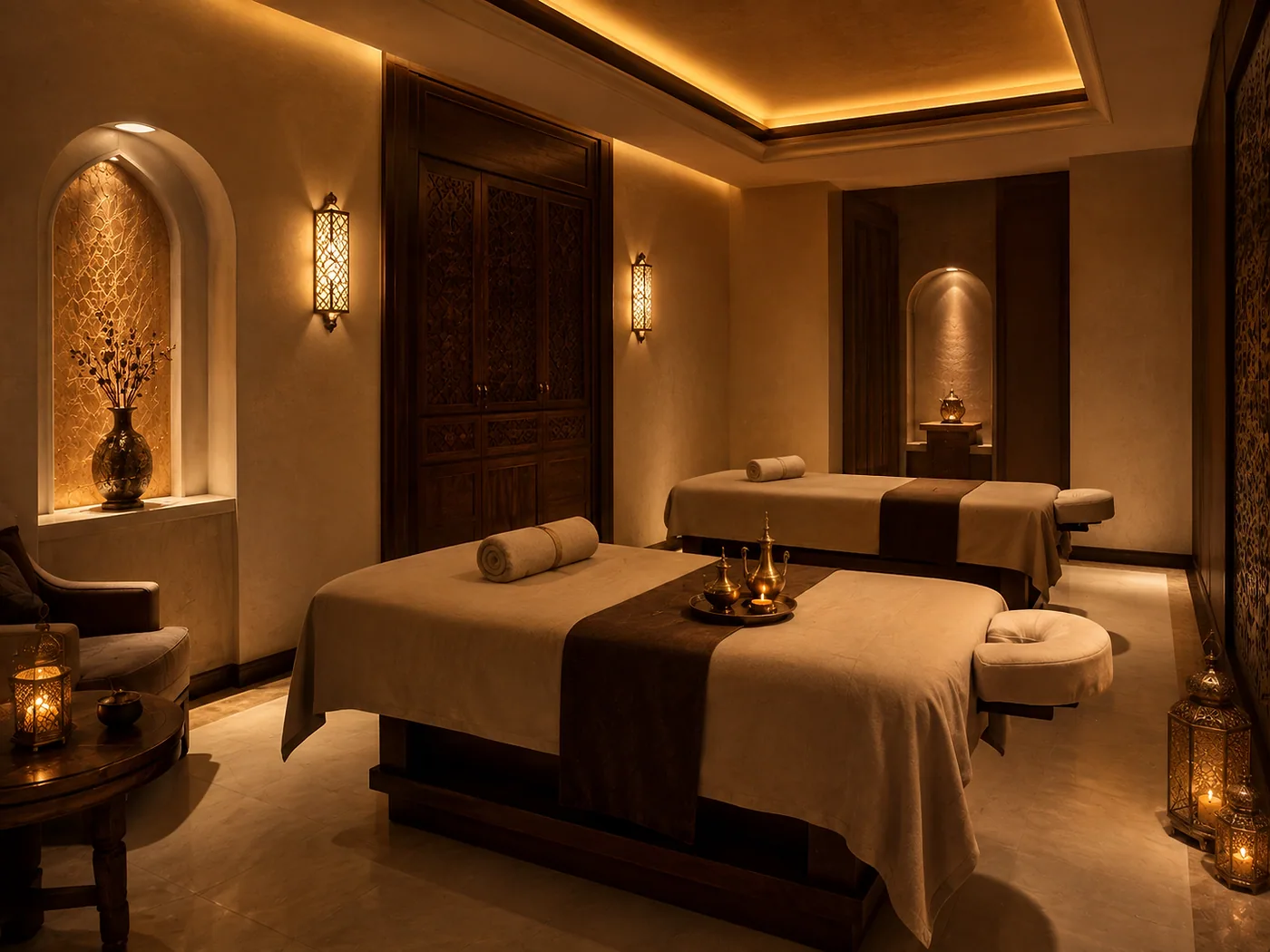 Vitalis Spa masaj odası genel görünümü