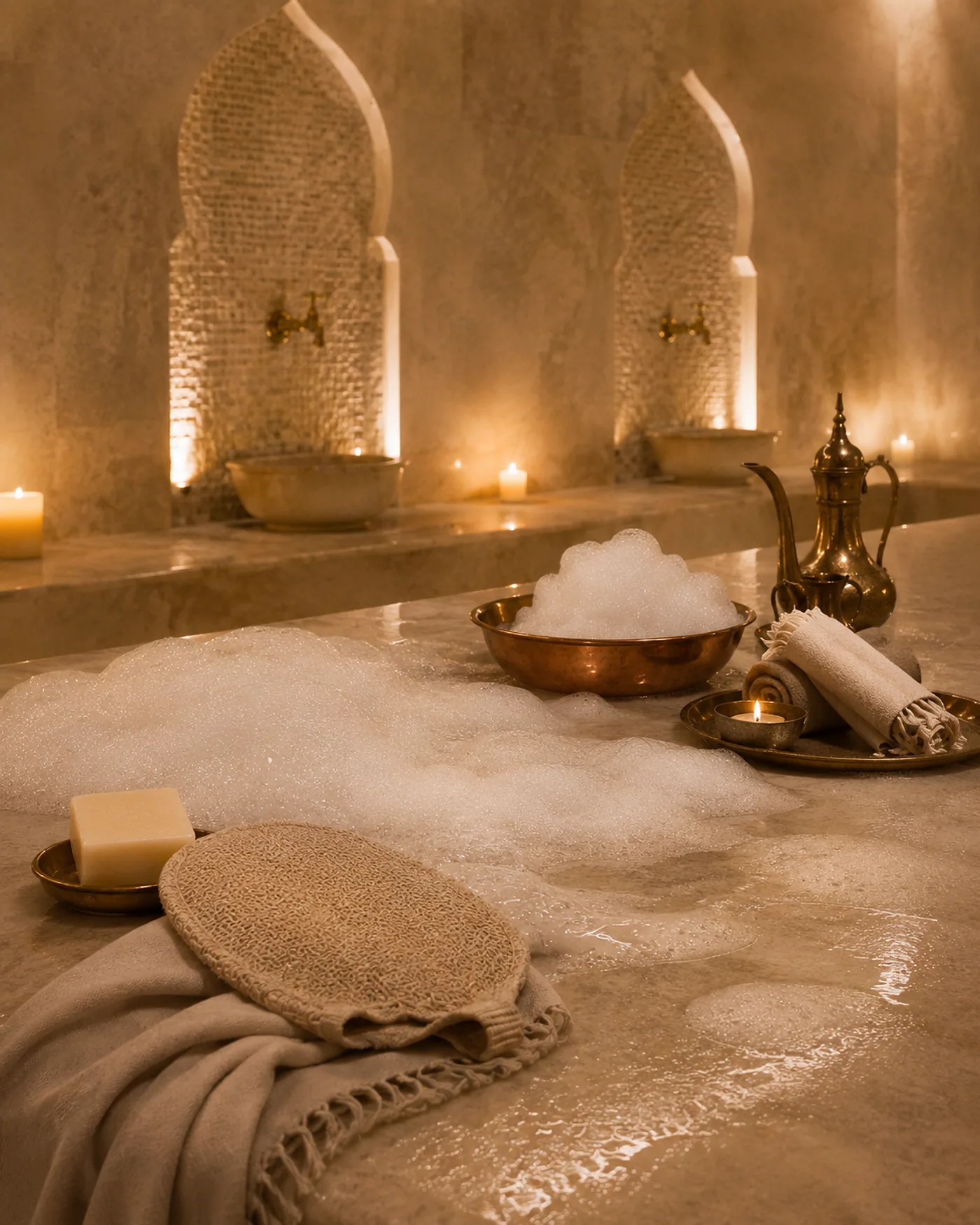 Vitalis Spa kese ve köpük uygulama alanı