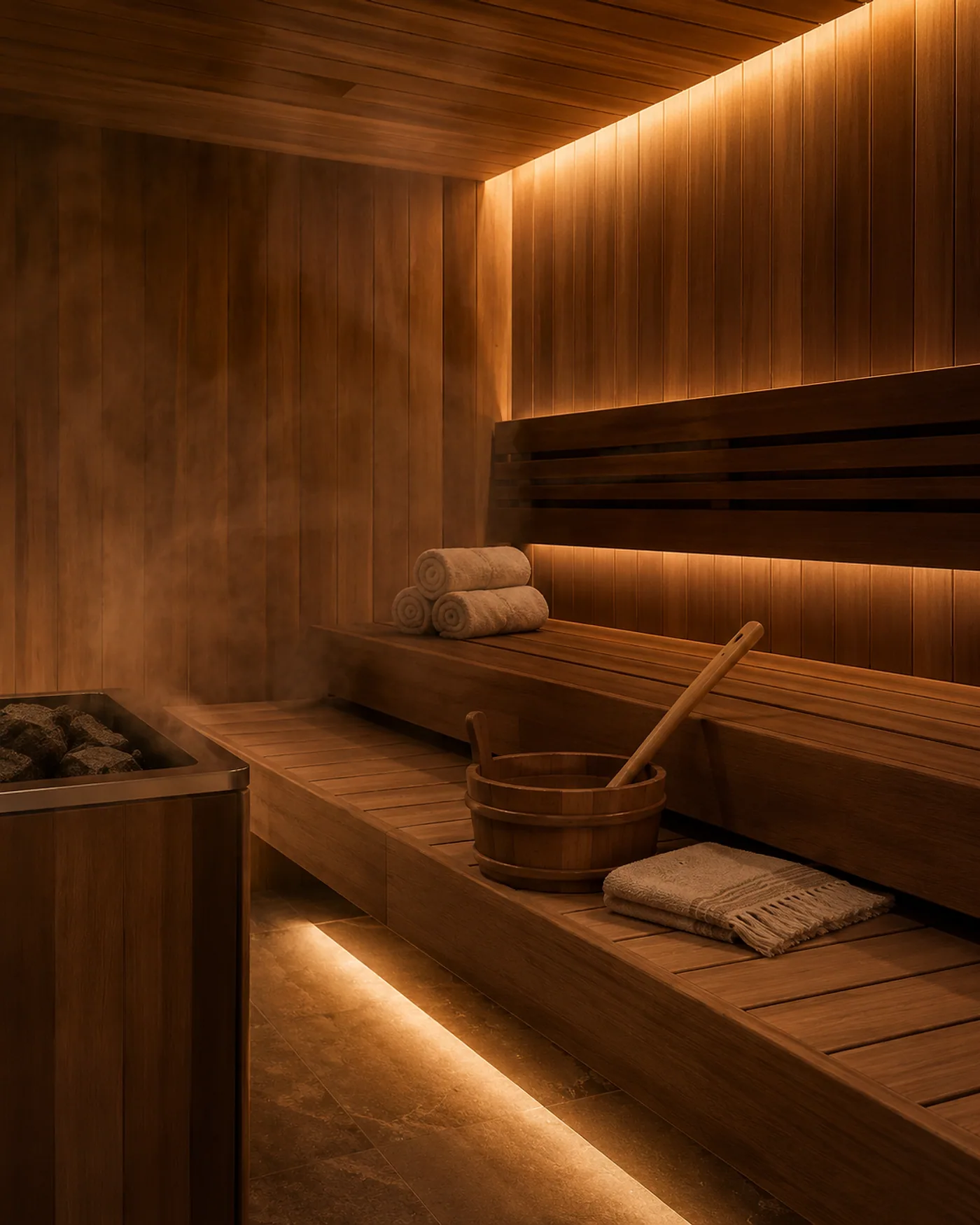 Vitalis Spa sauna iç mekânı